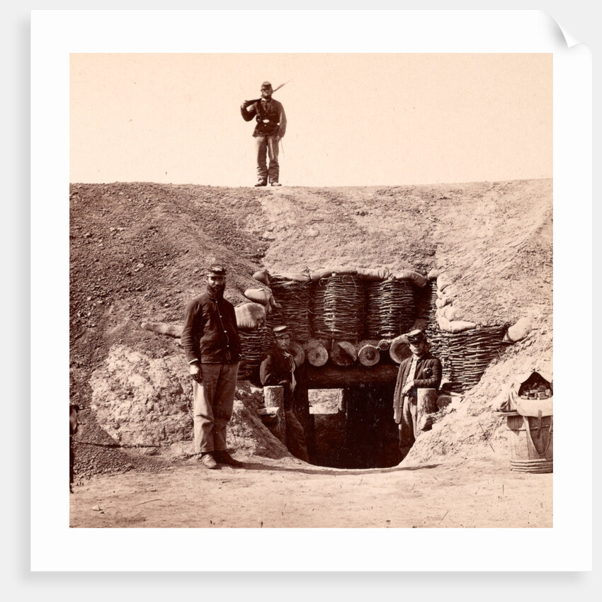 Powder magazine on the lines by Anonymous