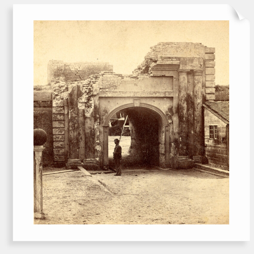 Sally-port of Fort Moultrie by Anonymous