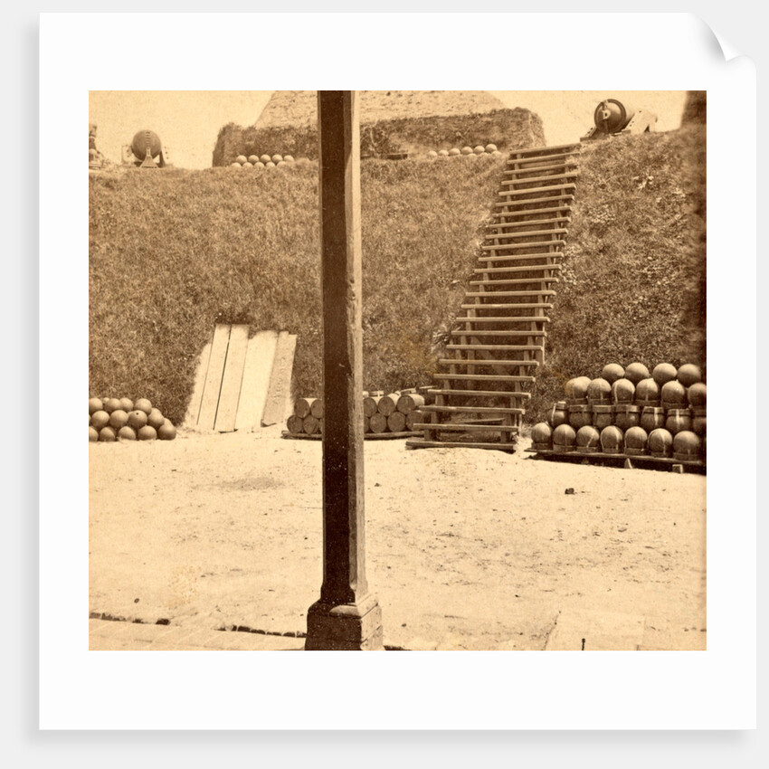 Interior view of Castle Pickney, Charleston Harbor, S.C. Showing the sally port by Anonymous