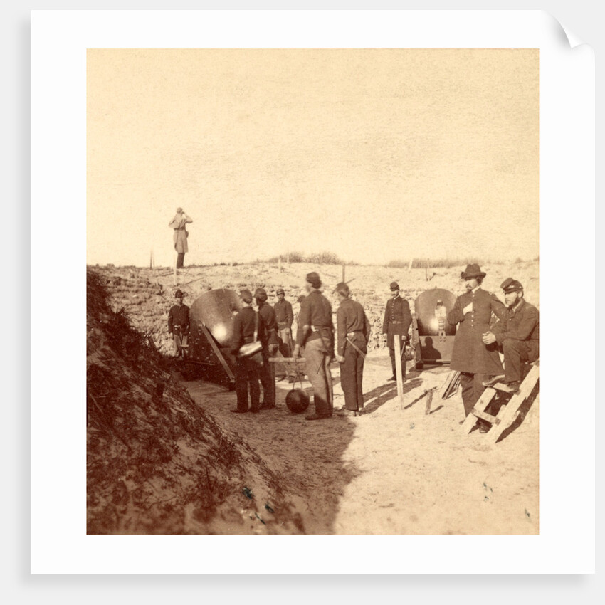 Mortar Battery, Morris Island, S.C. by Anonymous