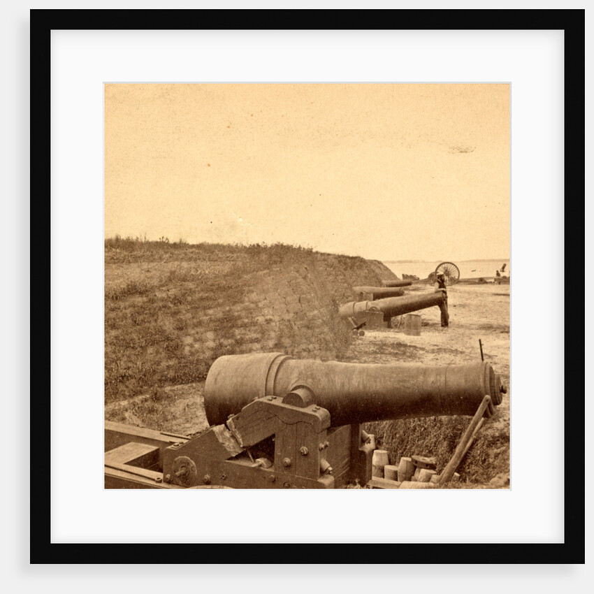 Fort Johnson, James Island, S.C., showing the face towards the channel by Anonymous