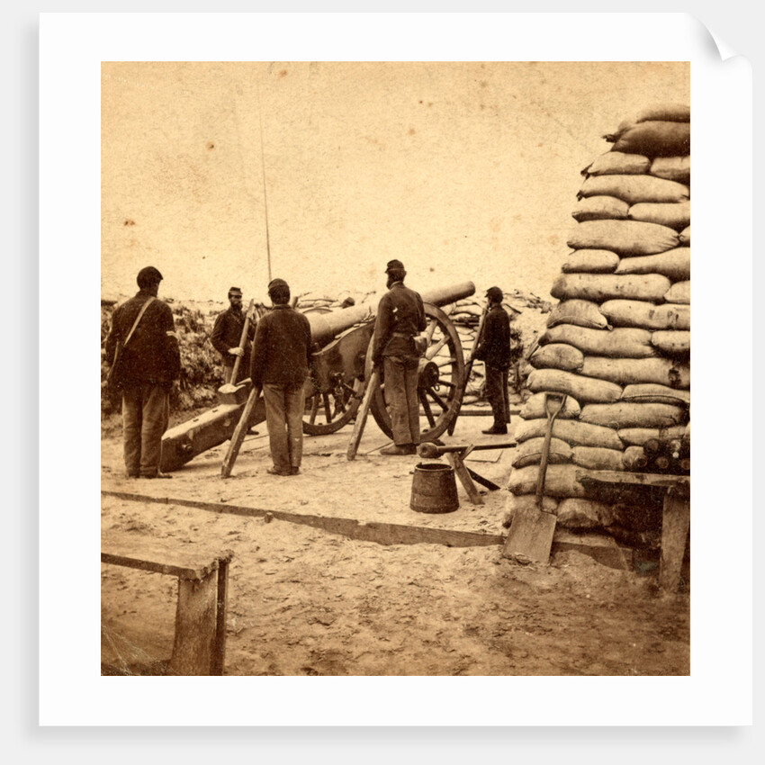 Swamp Angel Battery near Charleston, S.C. by Anonymous