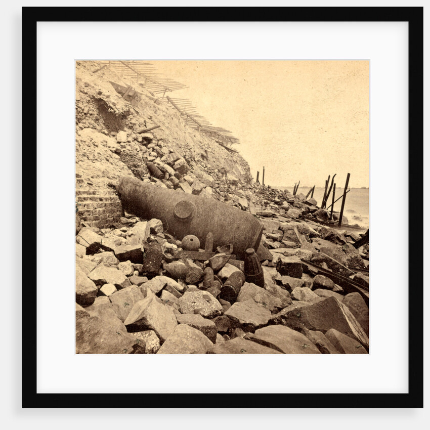 View of the east face of Fort Sumpte, Charleston Harbor, S.C.Fort Sumter is a Third System masonry sea fort located in Charleston Harbor, South Carolina by Anonymous
