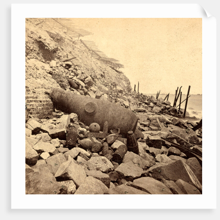 View of the east face of Fort Sumpte, Charleston Harbor, S.C.Fort Sumter is a Third System masonry sea fort located in Charleston Harbor, South Carolina by Anonymous