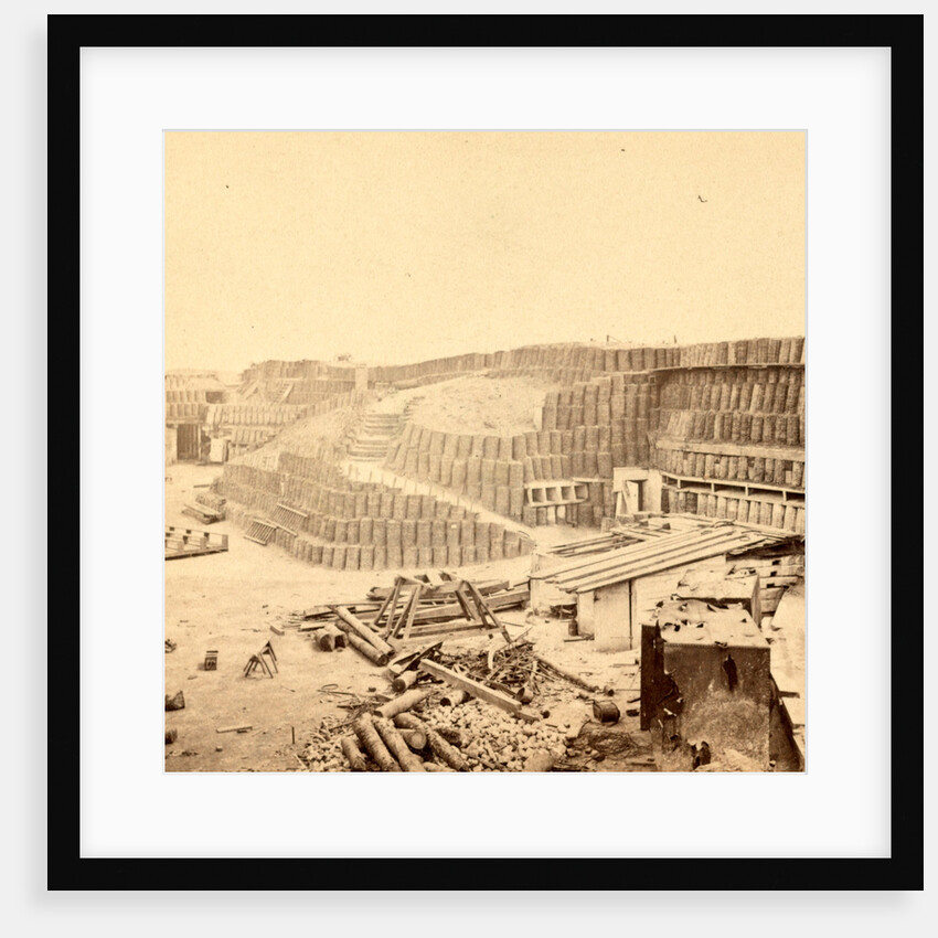 Interior of Fort Sumpte, S.C., looking south-east by Anonymous