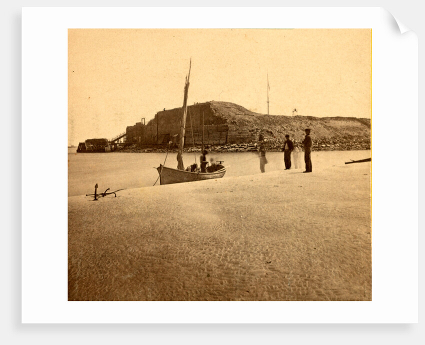 View of Fort Sumpte, Charleston Harbor, S.C., taken from the sand bar by Anonymous