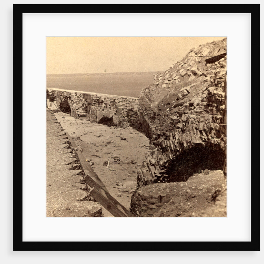 Interior of Fort Sumpte, looking toward Charleston by Anonymous