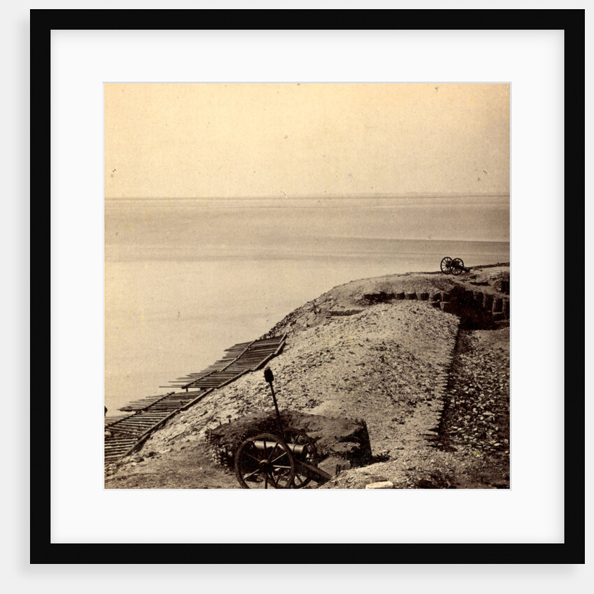 A parapet of Fort Sumpte, looking toward Morris Island by Anonymous