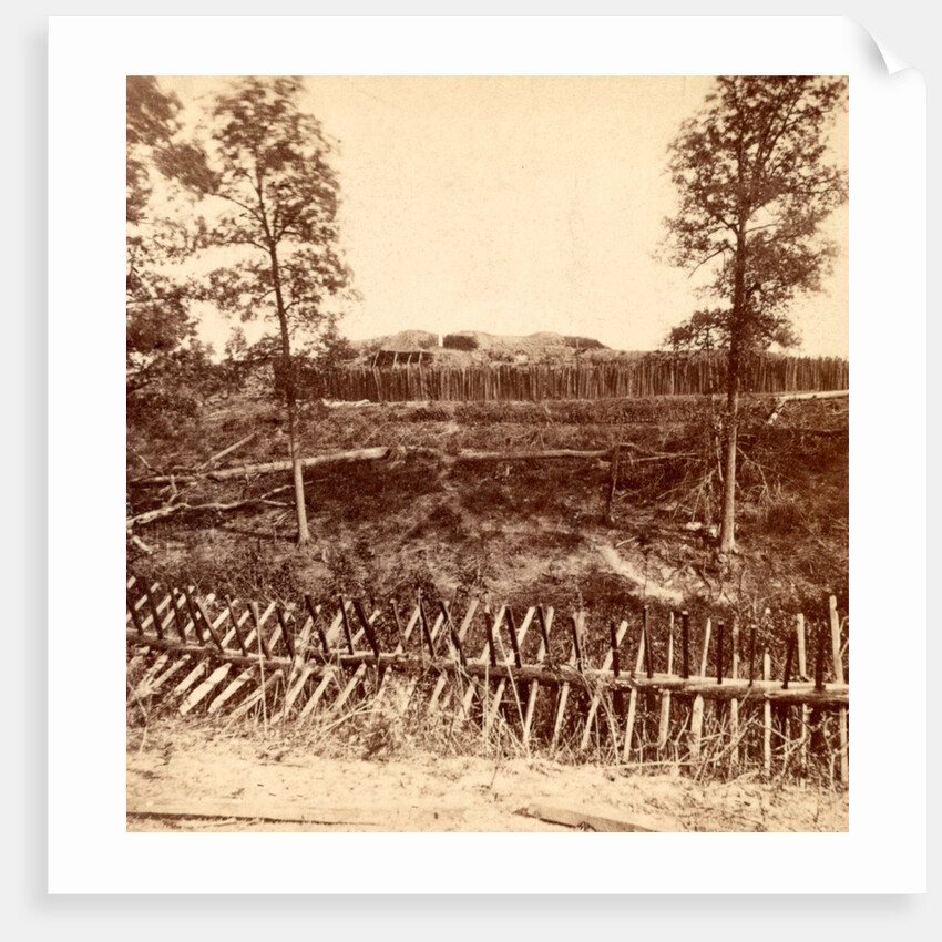 Rebel fortifications, north side of the city, Atlanta, Ga., USA by Anonymous