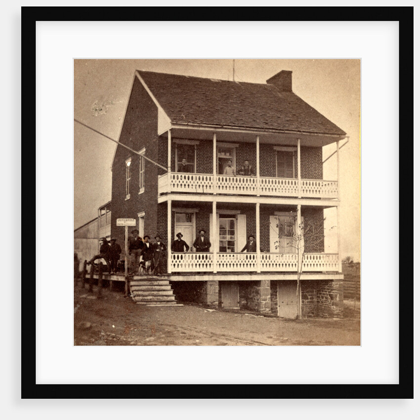 Battlefield Hotel, the outer post of sharp shooters, USA by Anonymous