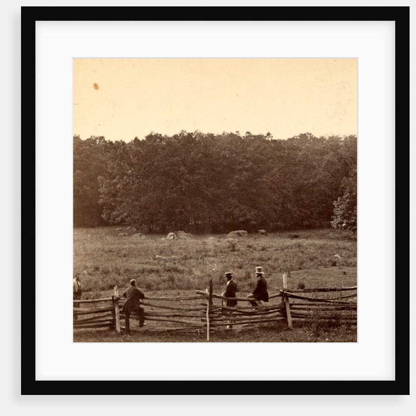 Meadow over which the 2d Mass. and 27th Indiana charged on morning of July 3d by Anonymous