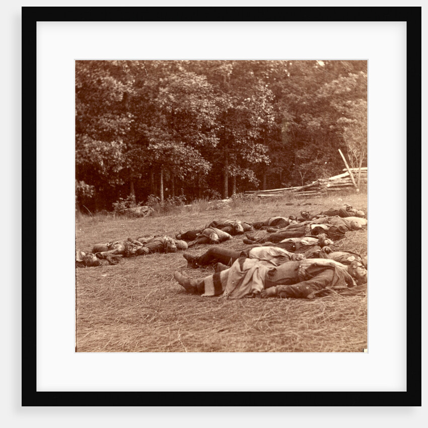 Union (i.e. Confederate) dead at Gettysburg, USA by Anonymous