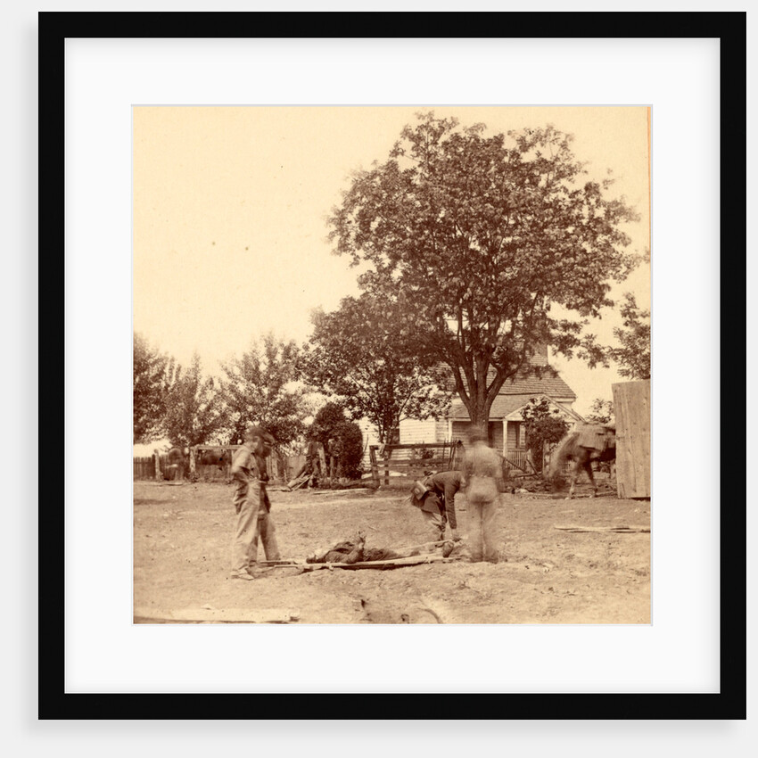 Bringing in the wounded, USA by Anonymous
