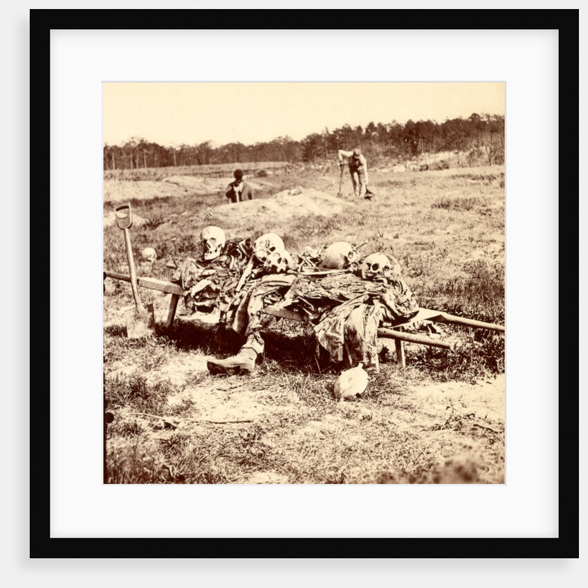 Collecting remains of the dead, USA by Anonymous