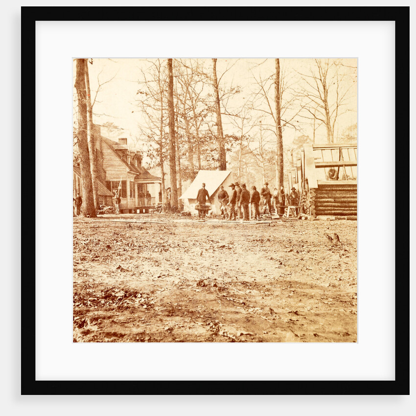 Headquarters 10th Army Corps, Hatchies Run, VA, USA by Anonymous