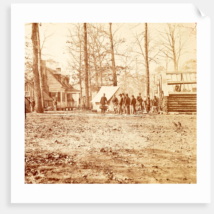 Headquarters 10th Army Corps, Hatchies Run, VA, USA by Anonymous