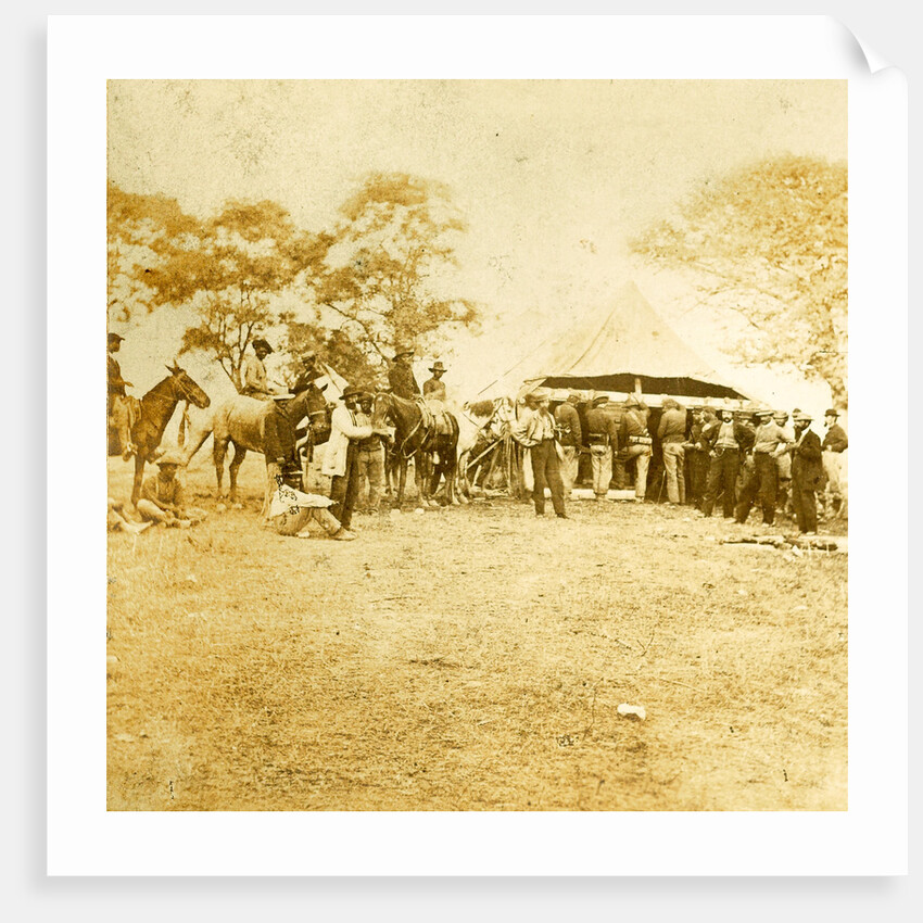 Comrades will all remember how we made a rush for the old well to fill our canteens, when on the march, USA by Anonymous