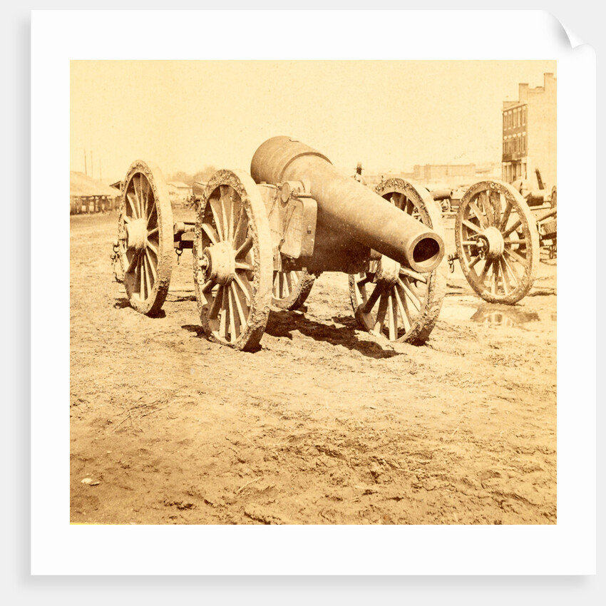 Captured seige guns, at Rocketts, Richmond, Va, USA by Anonymous