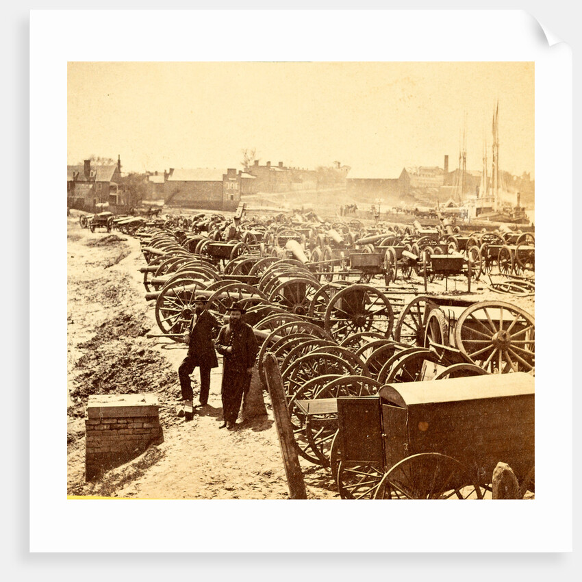 Park of captured guns at Rocketts, Richmond, VA, USA by Anonymous