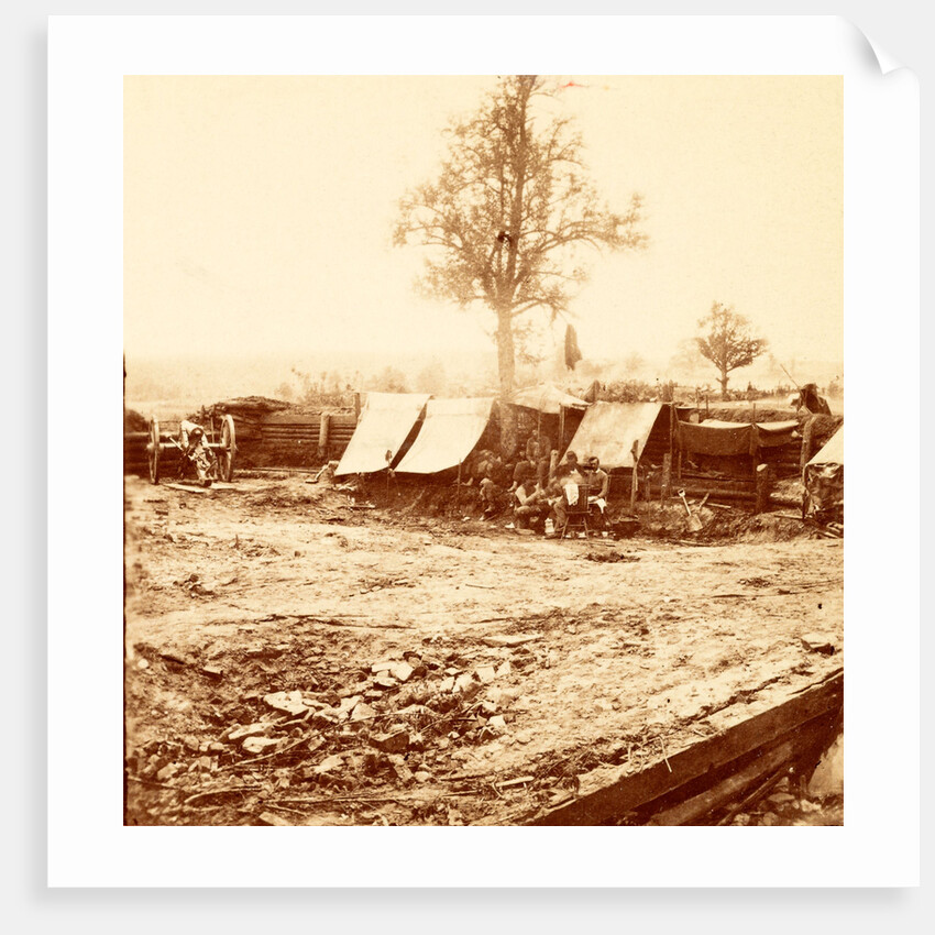 A Confederate redoubt, USA by Anonymous