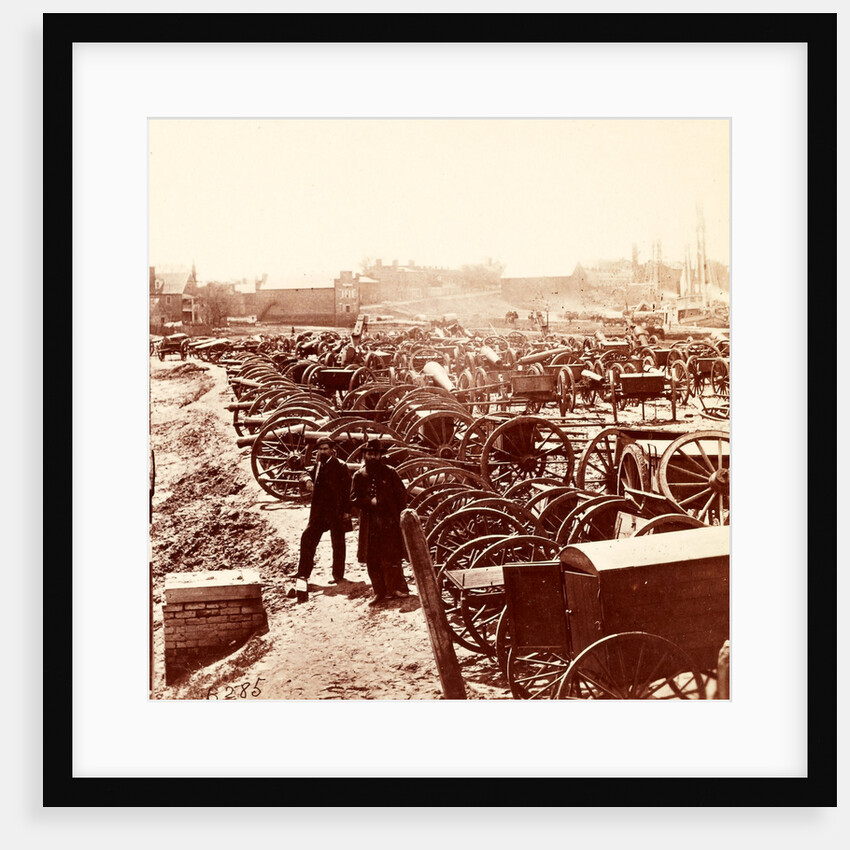 Artillery captured from the rebels, USA by Anonymous