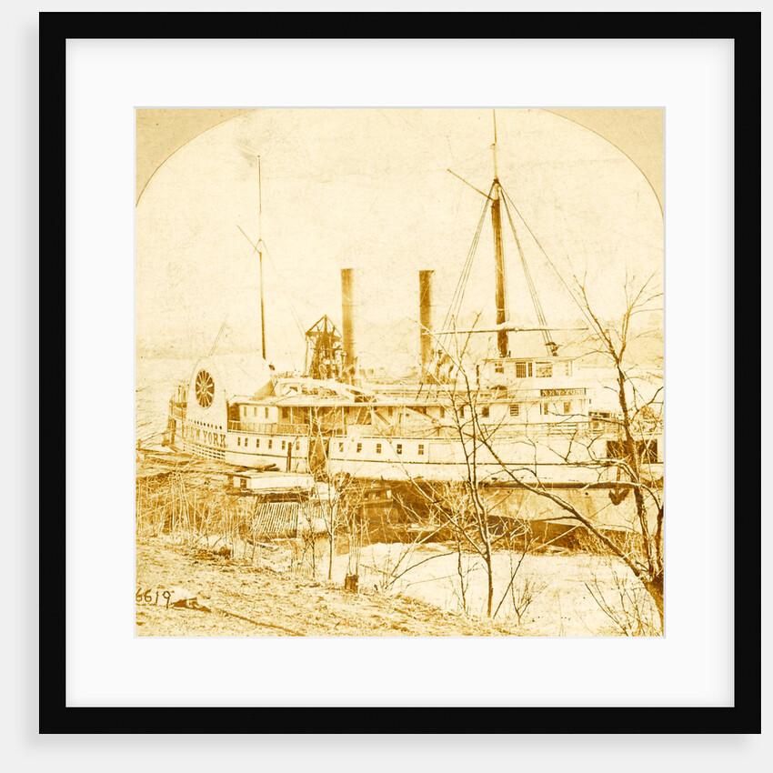 Waiting for a load of exchanged prisoners at Aiken's Landing, James River, March, 1865, USA by Anonymous