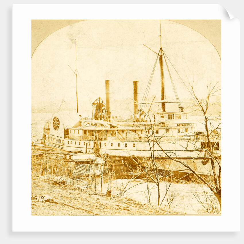 Waiting for a load of exchanged prisoners at Aiken's Landing, James River, March, 1865, USA by Anonymous