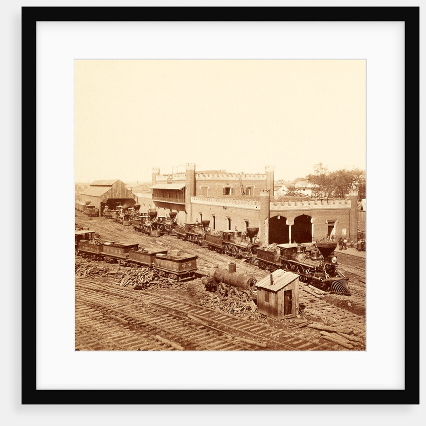 Railroad depot at Nashville, Tenn., USA by Anonymous