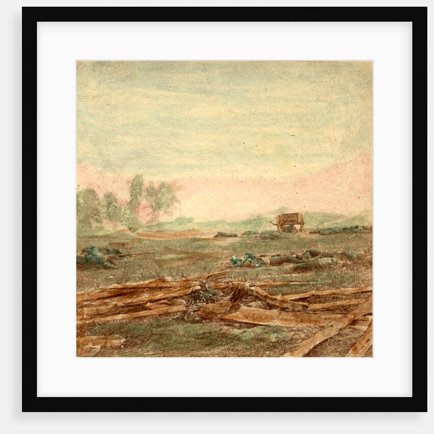View on battle field of Antietam where Sumner's Corps charged the enemy. Scene of terrific conflict, USA by Anonymous
