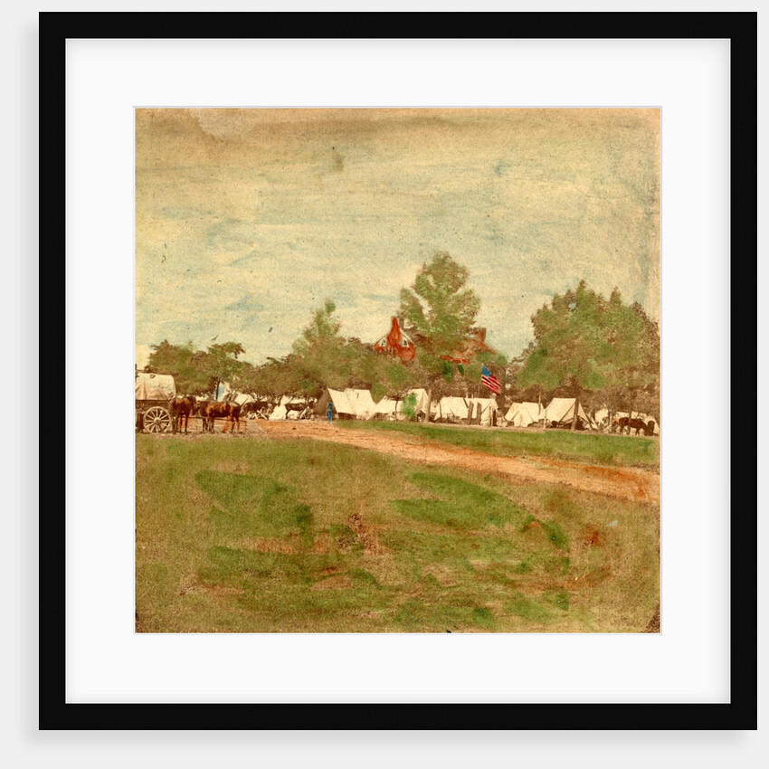 Army guards Hdqtrs at Manassas, USA by Anonymous