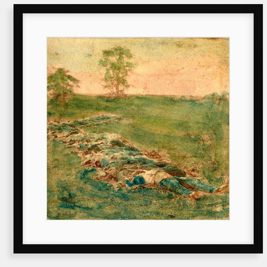 Laid out for burial at Antietam, USA by Anonymous