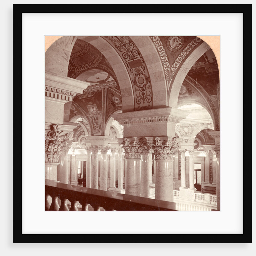 A poem in marble columns and frescoed walls, Congressional Library, Washington, DC, USA by Anonymous