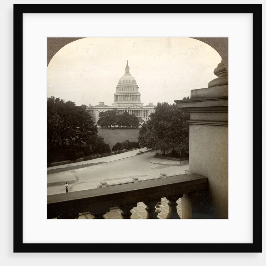 Our beautiful Capitol building from the Congressional Library, Washington, D.C., USA by Anonymous