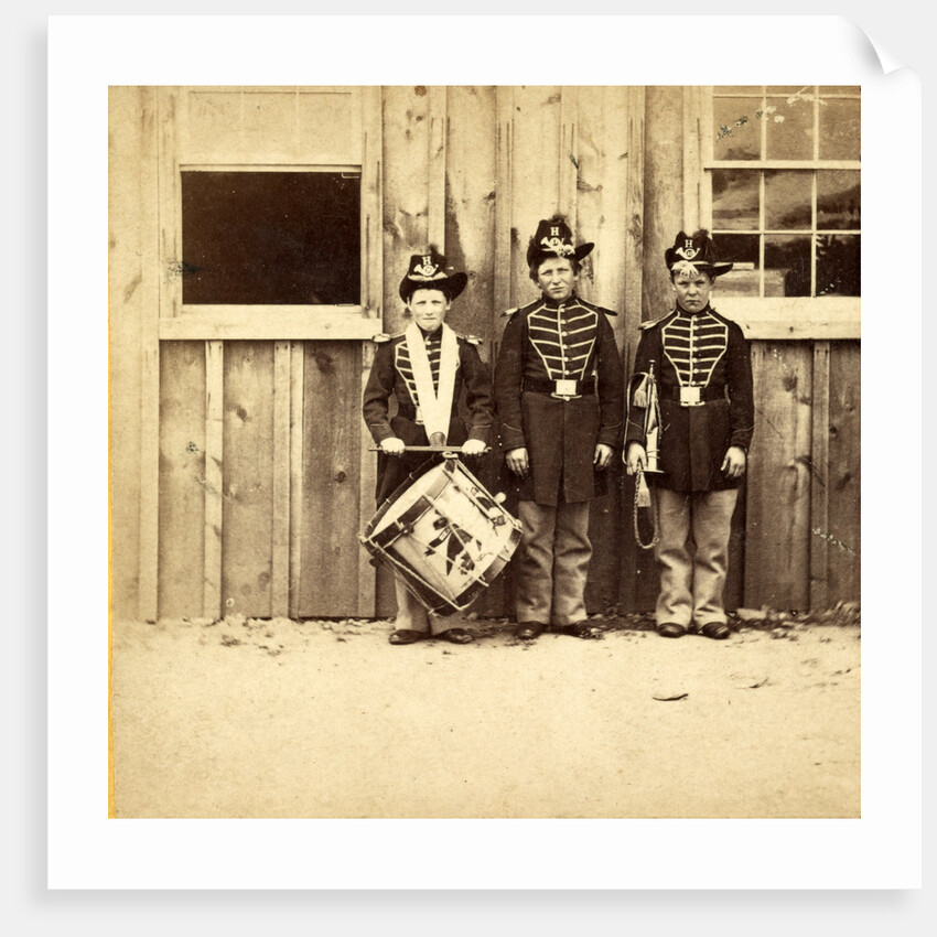 Three drummer boys (now at Ft. Hamilton) who have been in 9 battles of the rebellion, USA by Anonymous