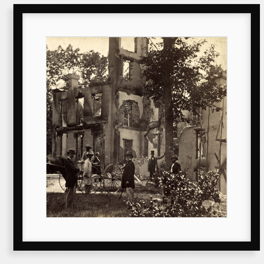 War views. No. 1997, Ruins of P.M. Gen'l M. Blair's residence, MD, USA by Anonymous