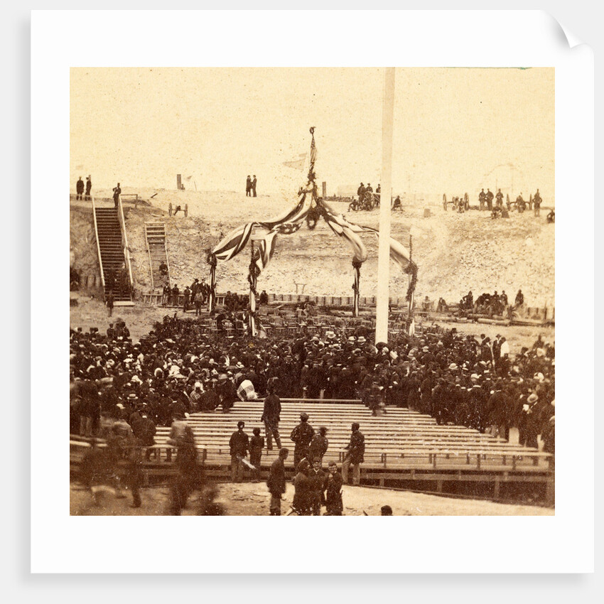 Interior of Fort Sumpte, Charleston harbor, S.C., April 14, 1865 by Anonymous