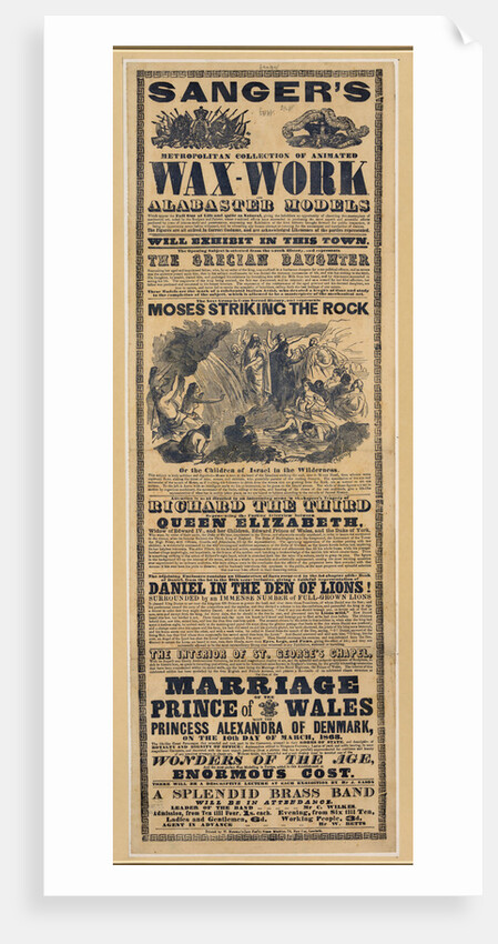 Sanger's wax-work alabaster models by Anonymous