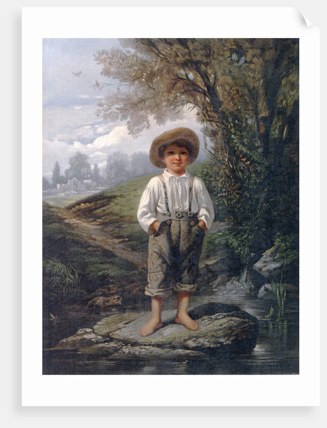 Whittier's barefooted boy by Eastman Johnson