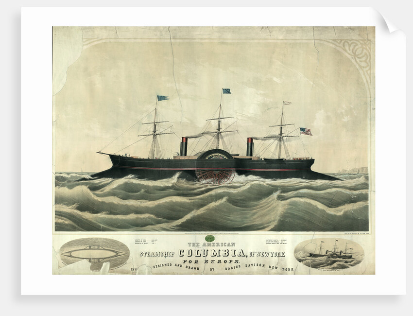 The American steamship Columbia, of New York for Europe by Anonymous
