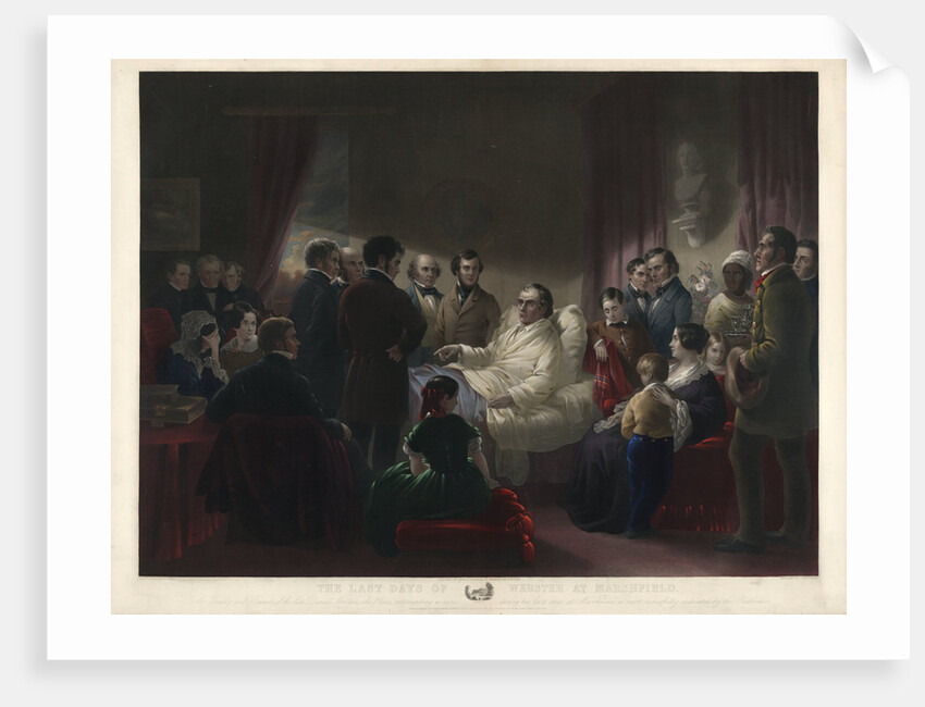 The last days of Webster at Marshfield by Anonymous