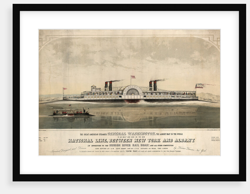 The great American steamer, General Washington by C. Parsons