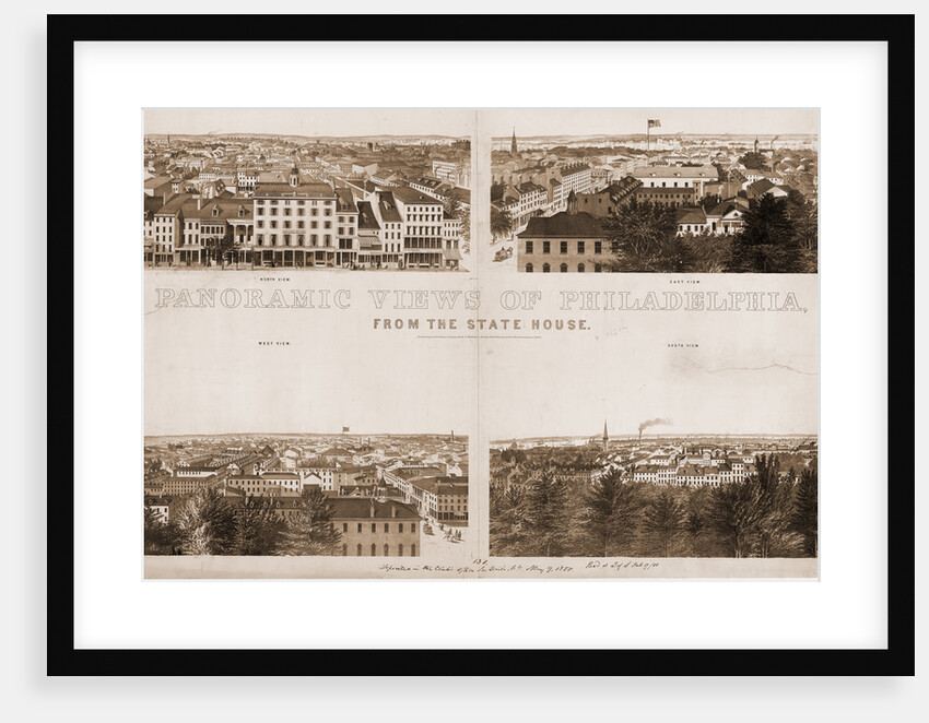 Panoramic views of Philadelphia by Edwin Whitefield