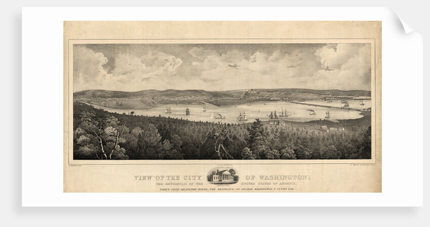 View of the city of Washington, the metropolis of the United States of America by Fitz Henry Lane