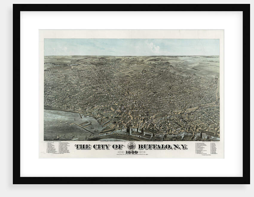 The city of Buffalo, N.Y. 1880 by Anonymous