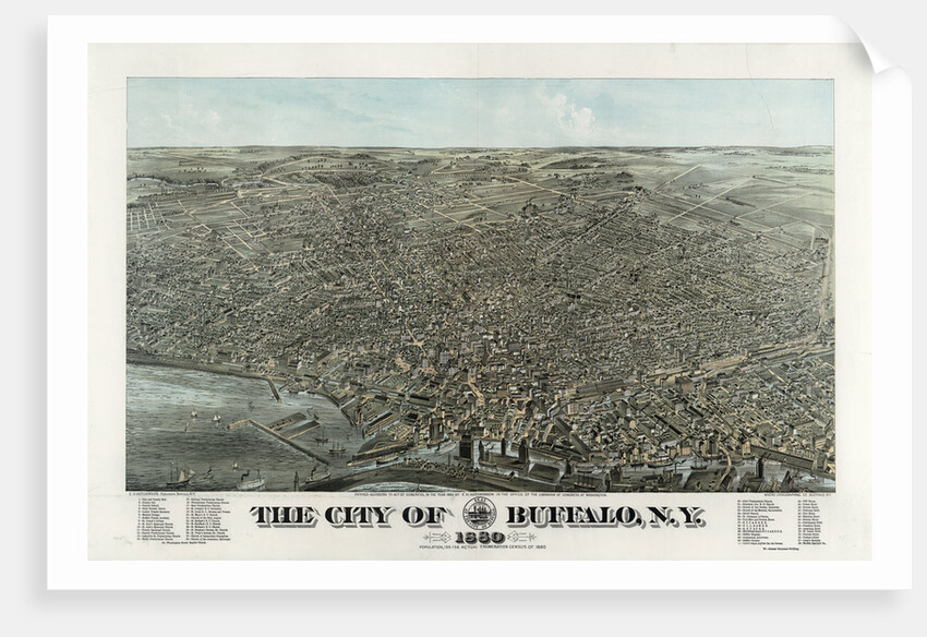 The city of Buffalo, N.Y. 1880 by Anonymous