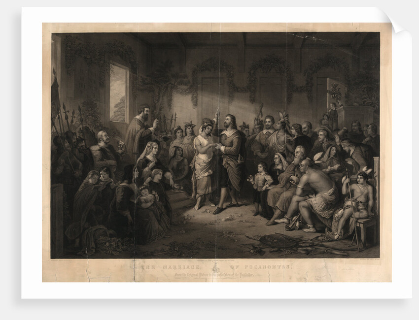 The marriage of Pocahontas by Henry Brueckner