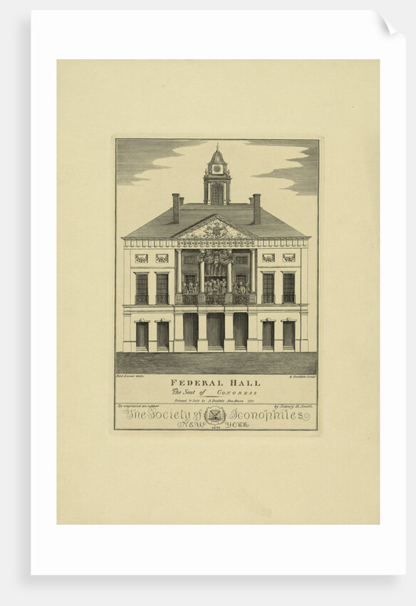 Federal Hall. The seat of Congress by Anonymous