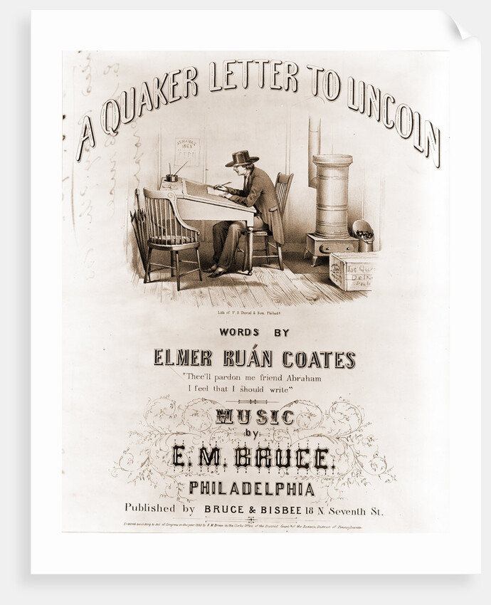 A Quaker letter to Lincoln by James Fuller Queen