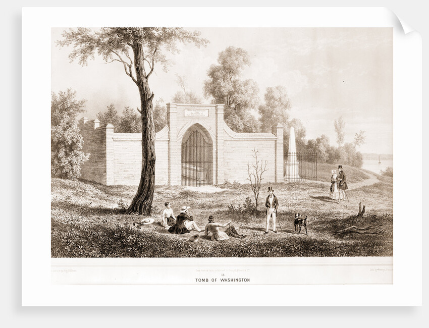 Mount Vernon tomb of Washington by Anonymous