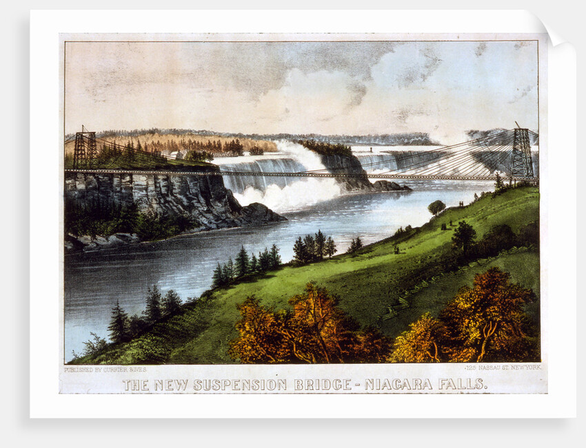 The new suspension bridge--Niagara Falls by Anonymous